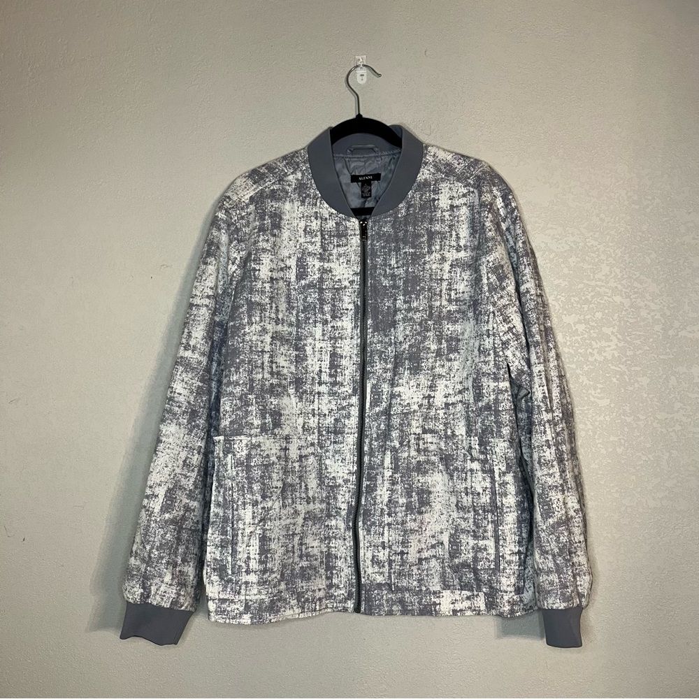 ALFANI Mens Bomber Jacket